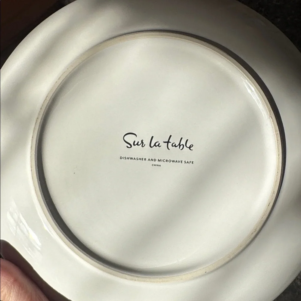Festive Sur La Table Santa Claus Plate